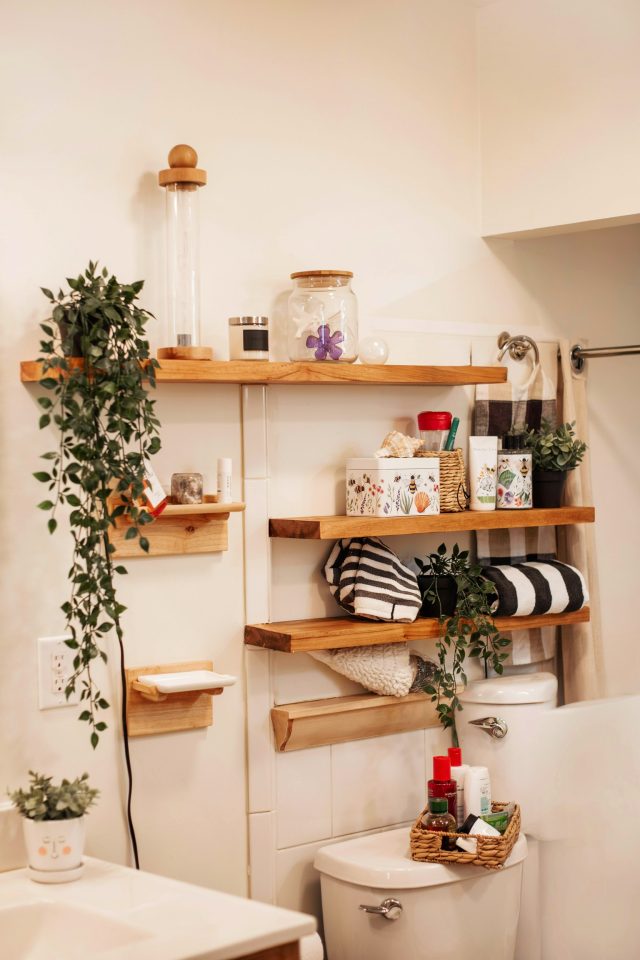 Floating Shelves for Bathroom Decor | Space-Saving Storage on a Budget