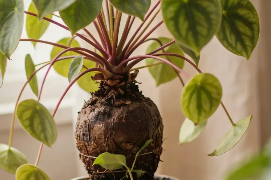 Red Rattan Stephania Erecta Care | Low-Maintenance Houseplant for Lazy Plant Parents | Indoor Plant Tips